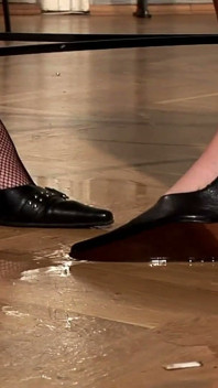 The Sub Pisses Her Pants and Is Caught by Her Mistress