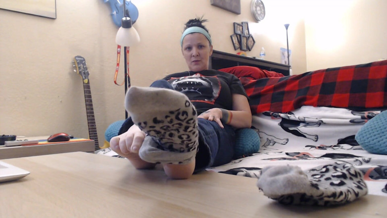 Abby Anna: Socks wrinkled soles long toenails