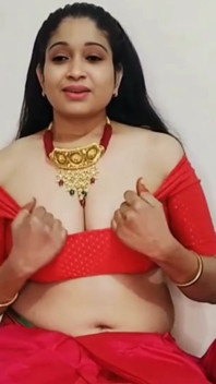 Indian Bhabhi Fucked Her Husband in Red Saree