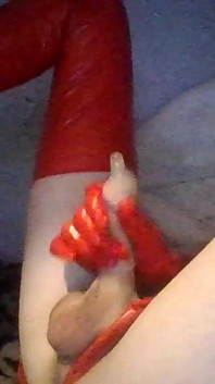 Crossdresser chơi trong pvc