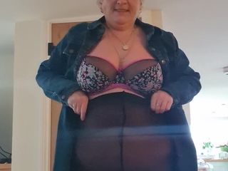 UK Joolz: A very daring denim dress! One for a naughty trip...
