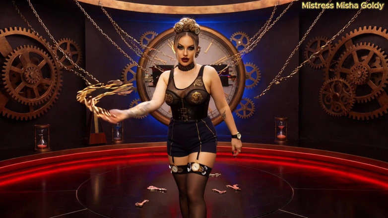 Goddess Misha Goldy: Tick Tock, tu ne peux pas t’arrêter