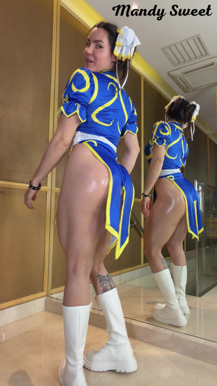 Mandy Sweet studio: 导引手交春丽！倒计时时尽量别射！