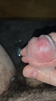 Napalony Big Dick Guy - poranna masturbacja, głośny orgazm i masywny wytrysk