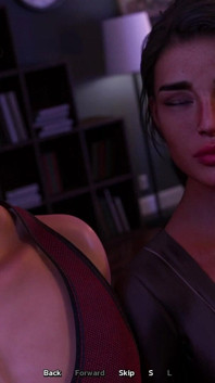 Macocha uwodzi swoją seksowną macochę masażem w nocy - 3D Hentai Animowane porno - Życie w Santa County