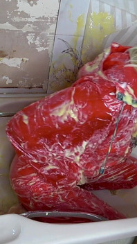 Pvc catsuit'te kaygan 31 talimatı: krem, krema ve döl talimatları