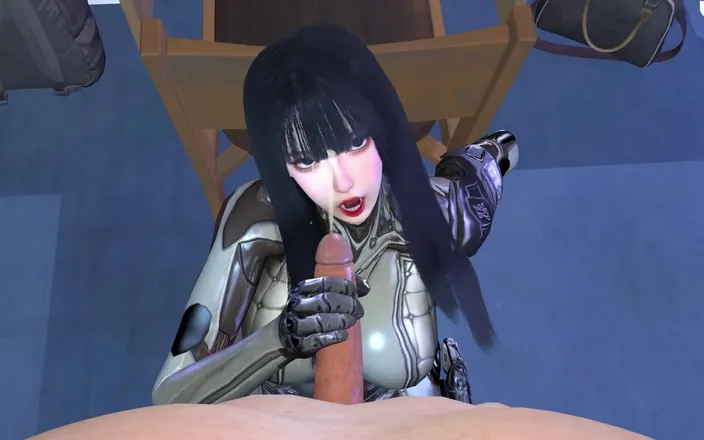 Why fuck so hard: 3D Asian MILF with Cosplay Costume Have a Hardcore Sex