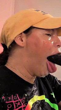I Burp Filthily in Your Face and Hard Cock, I Fuck My Throat Hard