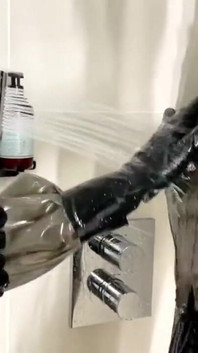 Thời gian tắm latex.