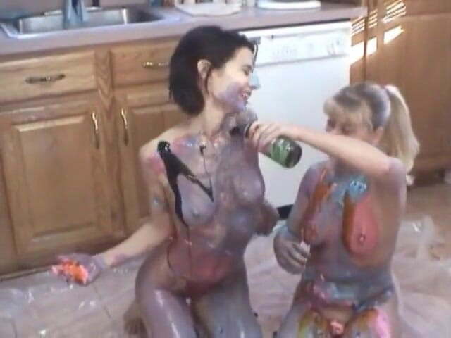 Radical Lesbian: Messy lesbians in a game of licking their bodies