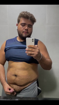 Qui ero nel bagno della palestra
