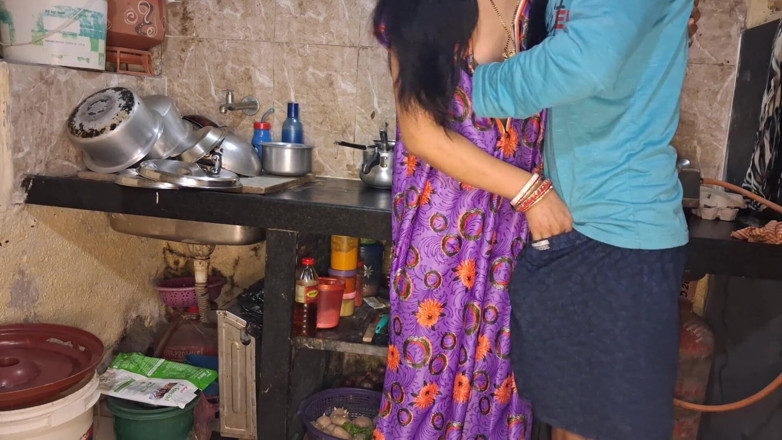 Shima kumari44: Indian Desi Village Bhabhi and Devar Hard Fucking in Kitchen...
