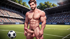Erotic Man: Musclée et entièrement nue
