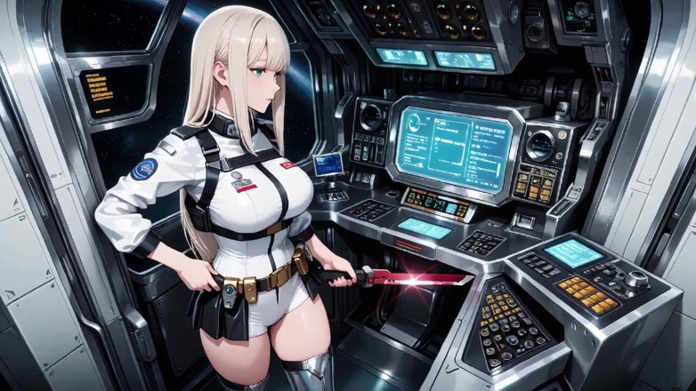 Tay Swift X: Privémomenten in het futuristische ruimteschip waar haar witte uniform tot...