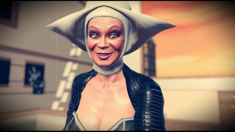 Denis animation: Nonne de 70 ans et homme riche