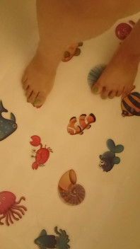 Stepping on My Fishies