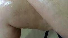 Paying Customer Filming My Thick Legs.