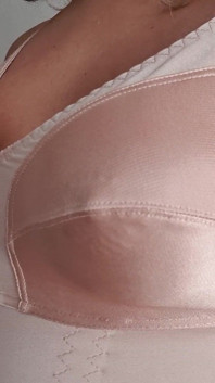 Nude Nylon Vintage Body Bra
