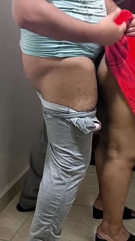 自宅で