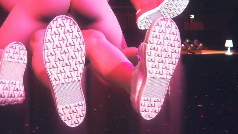 Yaoitube: Yaoi Femboy - Fer en un trío de doble penetración