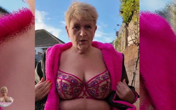 Uk Joolz: UK Joolz - Outdoors in a Coat and Underwear