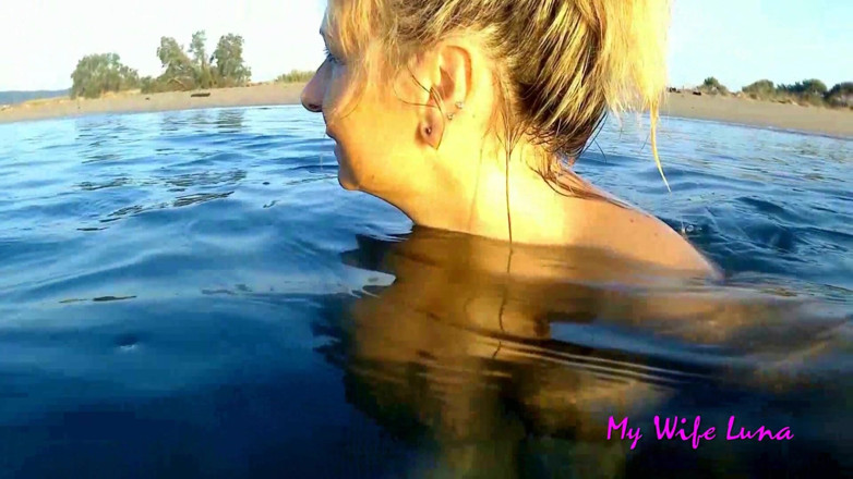 My Wife Luna: Fucked on the beach