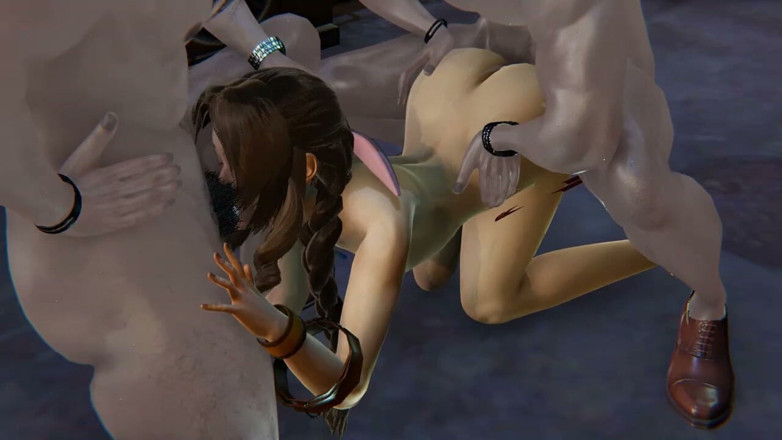 Yaoitube: Final Fantasy Vii Aerith Femboy em um trio