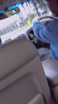 Secretely Jerked off in the Back of the Uber