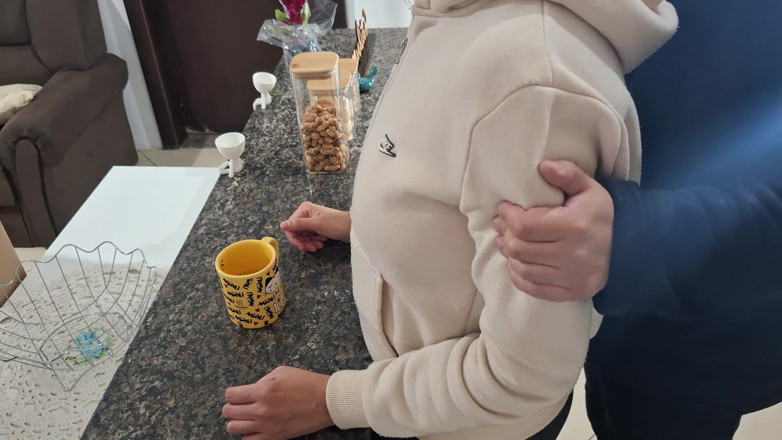 Gabi SweetCouplesStories: A Stepdaughter Is Surprised While Having Breakfast.