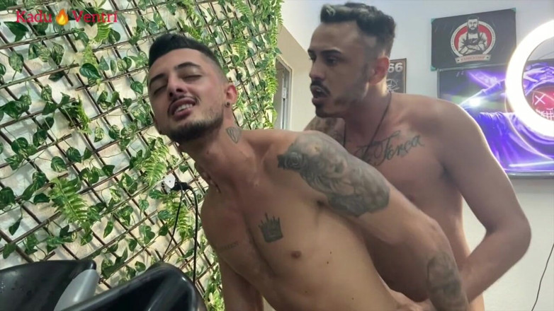Straight boys curious with big cocks: Kadu fucked raw by straight Latino curious