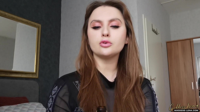 Goddess Lena: Cuckold pemakan mani muncrat