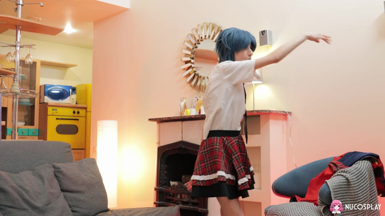 Nu Cosplay: สาวผมฟ้า Sasha Paige ชอบเย็ดหีฟิตๆ น่ารักๆ ของตัวเอง
