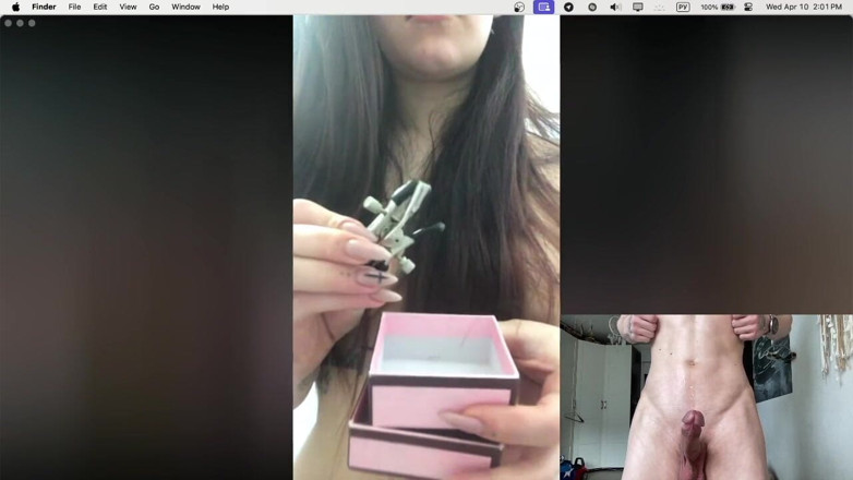 Vilu_and_Mi: She Watches Me Masturbating Cums Twice!