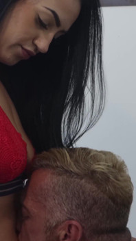 Voluptuous Stella Giving a Footjob and Anal Sex!