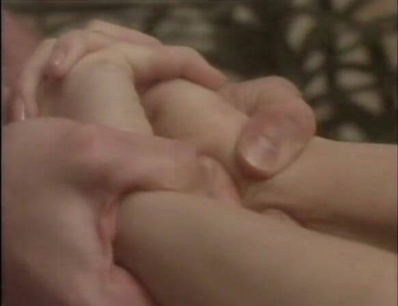 European Classics: Blonde beauty sensually touched by many hands