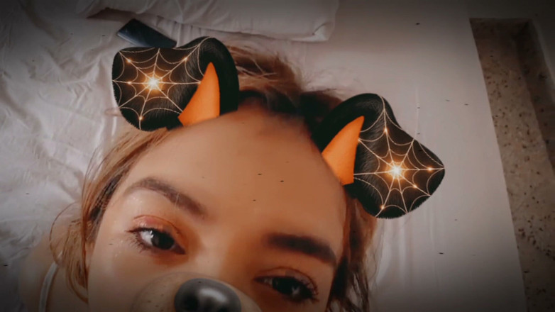 Latinascachondas: Blonde Fucked with Snap Face Filter