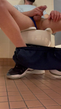 Mall Restroom Tenga Egg Jerk N’ Cum