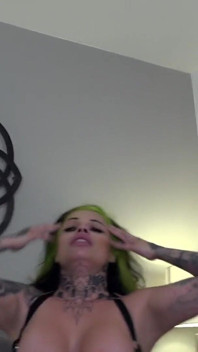 Busty Tatted Babe Xwife Karen Gets Dicked Down Till Facial