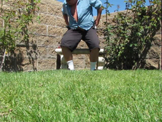 The porky pervert: Outdoor Park Jerkoff 4