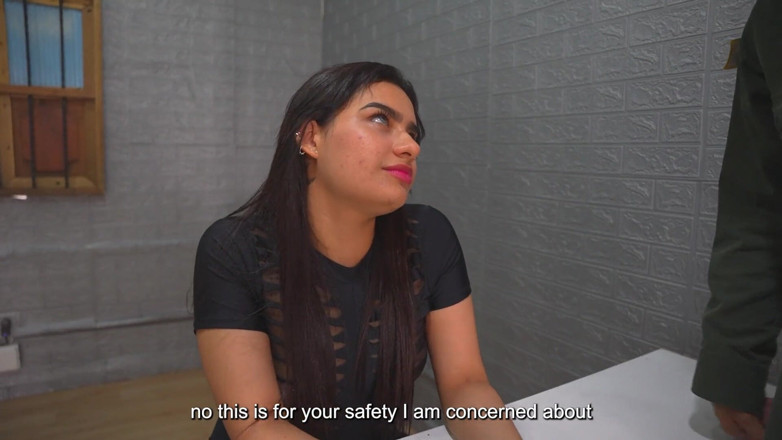 JuanBustosTV: Slutty Latina Turns on the Cop: Big Tits Bouncing in...
