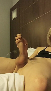 Heather Loves Edging Her Huge Cock X