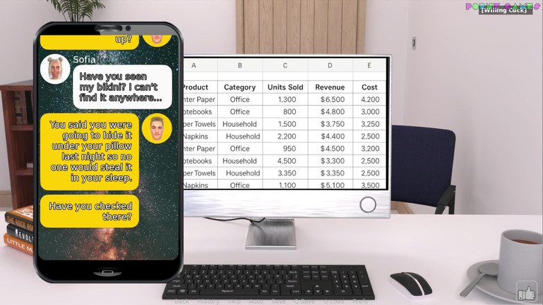 Porny Games: De acordo com Sofia de Grima Grima - namorada gostosa se...