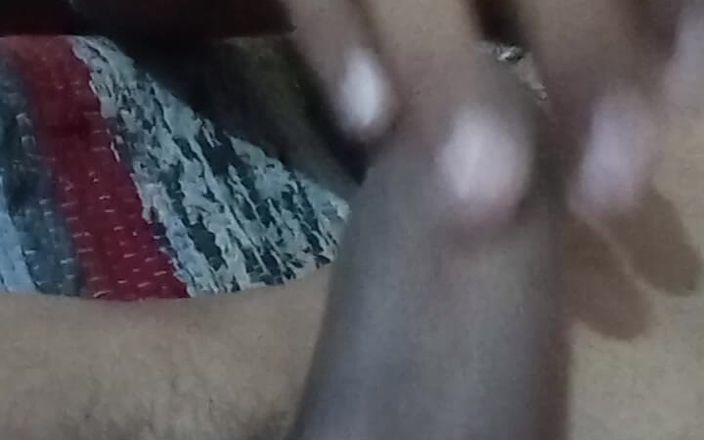 Sharma ji's penis: Big Black Hand Job