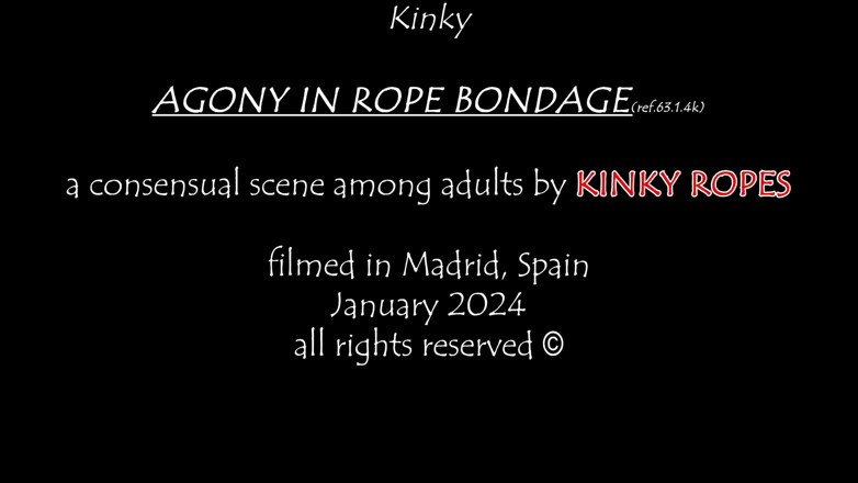 BONDAGE KINK - KINKY ROPES: İp esaretinde ıslık