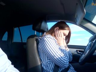PolySweet: Rysk tjej klarade licensprovet (avsugning, allmänhet, i bilen)