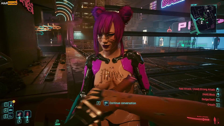 LewdArcade: Rita Wheeler ve všech sexuálních scénách cyberpunk 2077 Skye sexuální scény [18+] +...