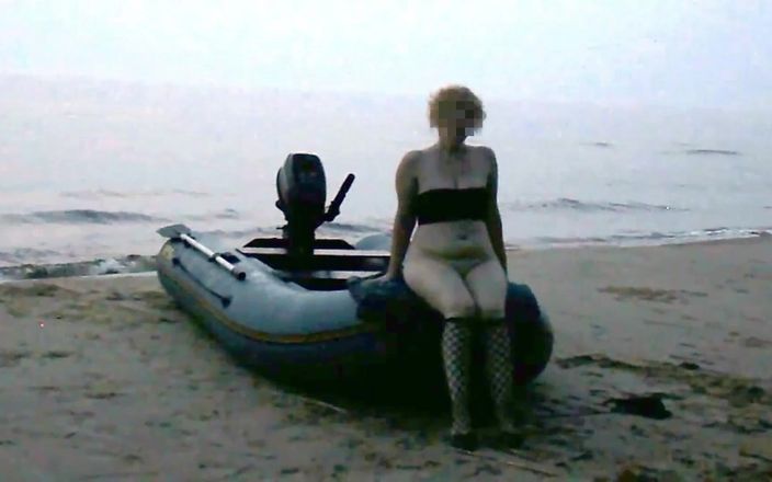 RS couple: 해변에서의 밤 섹스