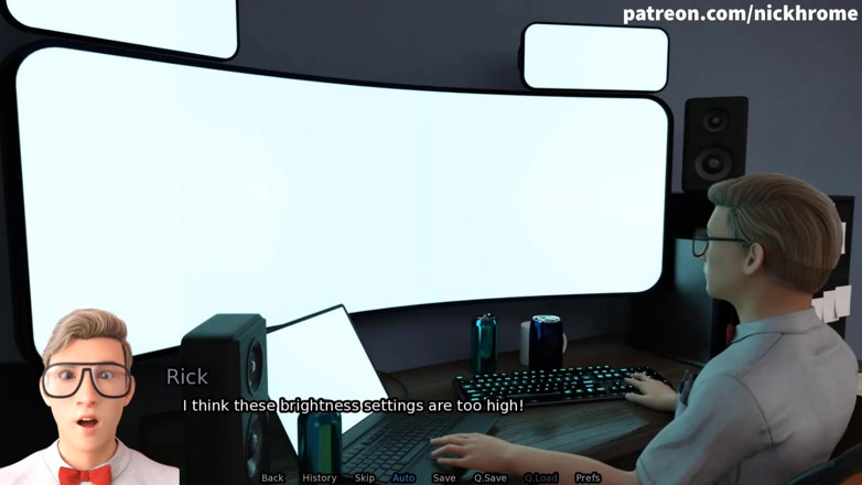 Visual Novels: SexBot 56 - handjob next to the pool