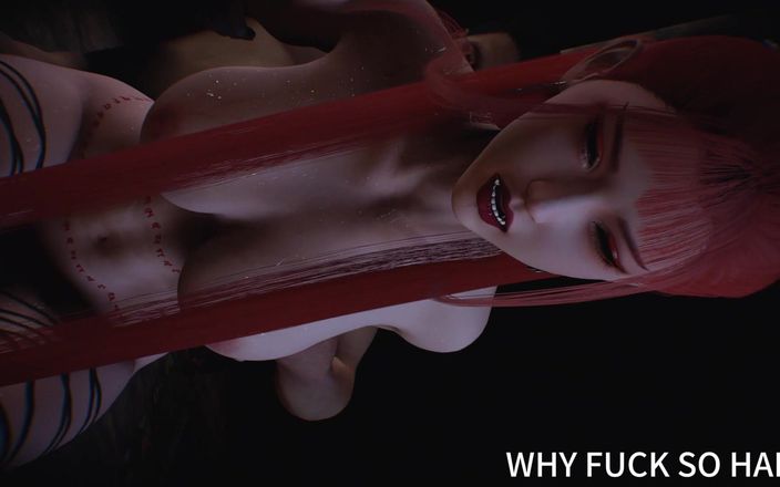 Why fuck so hard: 3 boyutlu kızıl saçlı sürtük Asyalı fahişe büyük yarakla aldatıyor