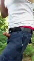 TJenner: Walking in the woods with my cock out